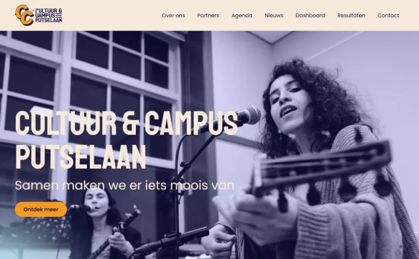 Website van Cultuur & Campus Putselaan